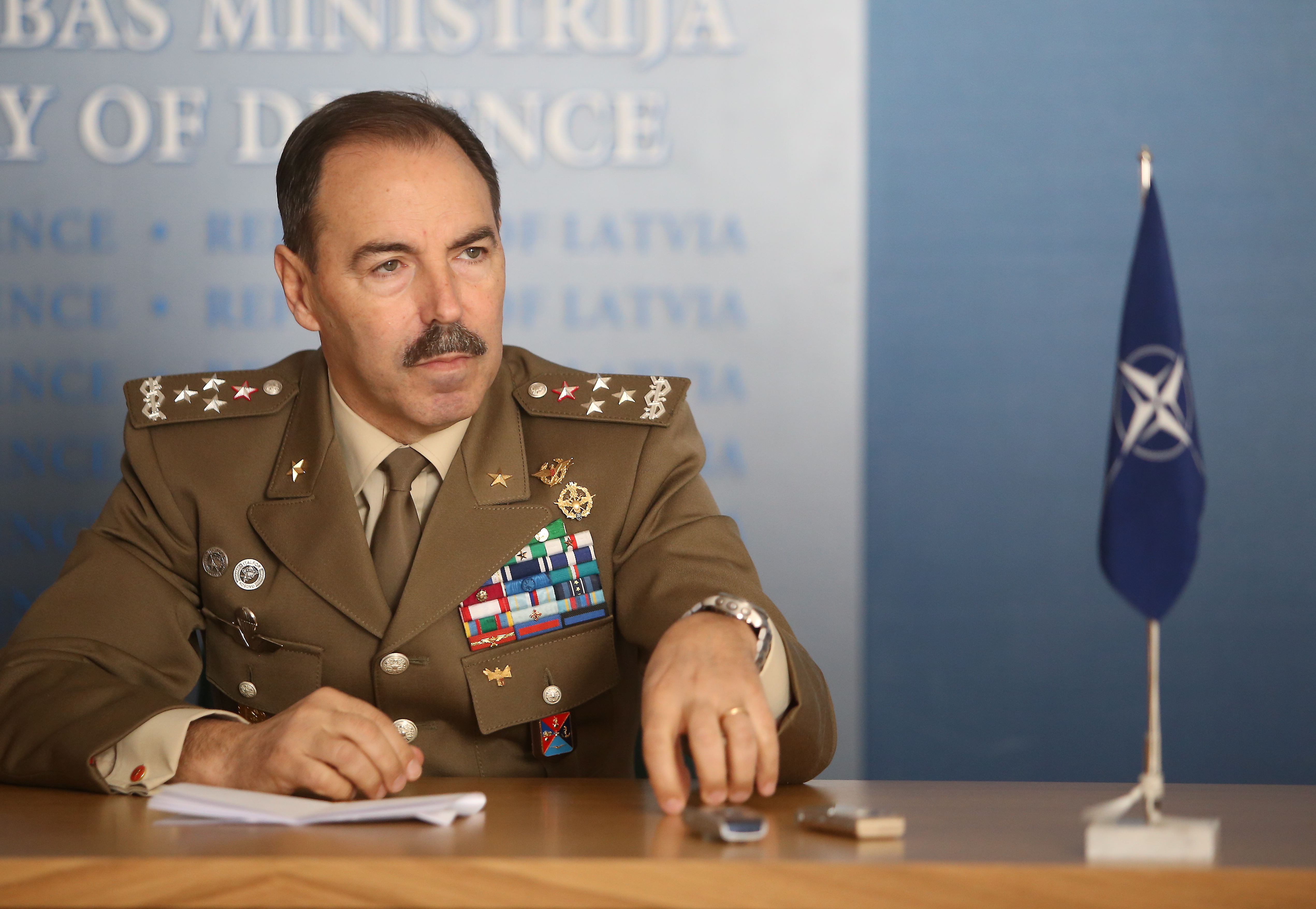Commander of Allied Joint Force Command (AJFC) Brunssum Salvatore Farina in an interview with Defense Matters